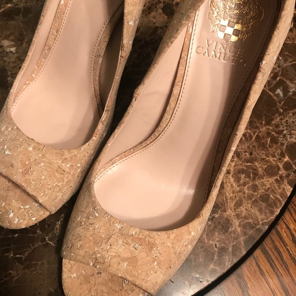 Vince camuto cork heels Clearance